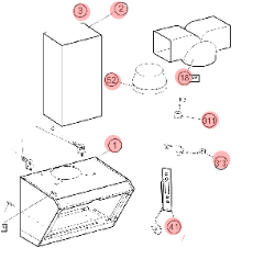 Modulo control , campana TEKA