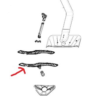 Conducto aspersor inferior lavavajillas Teka